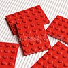 LEGO® Platte 4x6 rot