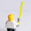 LEGO Star Wars Lichtschwert hellgrau / neongelb-transparent