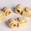 LEGO® Platte 1x1mit Rohrclip beige