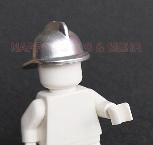 LEGO®  "Feuerwehrhelm" silber-metallic
