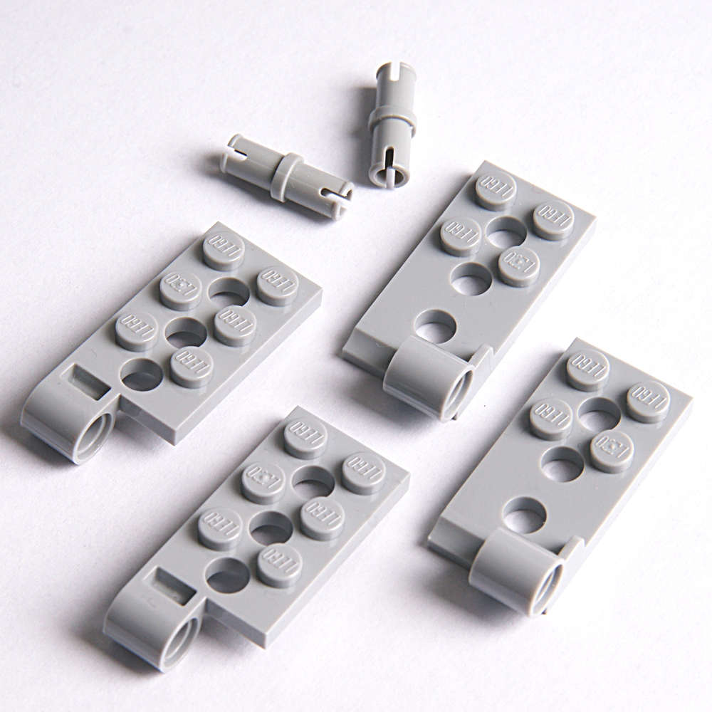 2126 Lego Stein Scharnier Gelenk 1x2 auf 1x2 Weiss 2 Stück 