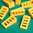 LEGO® Dachstein Gitter 1x2x2/3 gelb