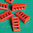 LEGO® Dachstein Gitter 1x2x2/3 rot