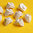 LEGO® Platte 1x1 mit vertikalem Zahn weiß