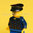 LEGO® Polizeimütze schwarz