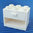 LEGO® Kommode mit Schublade 2x3x2 weiß/weiß
