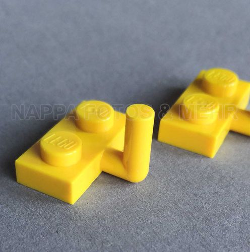 LEGO® 1x2er Platte mit Anhängerkupplung gelb
