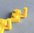 LEGO® 1x2er Platte mit Anhängerkupplung gelb