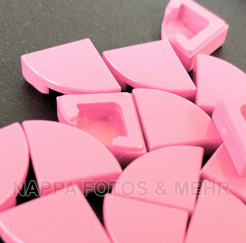 LEGO® Fliese "Viertelkreis" 1x1 rosa