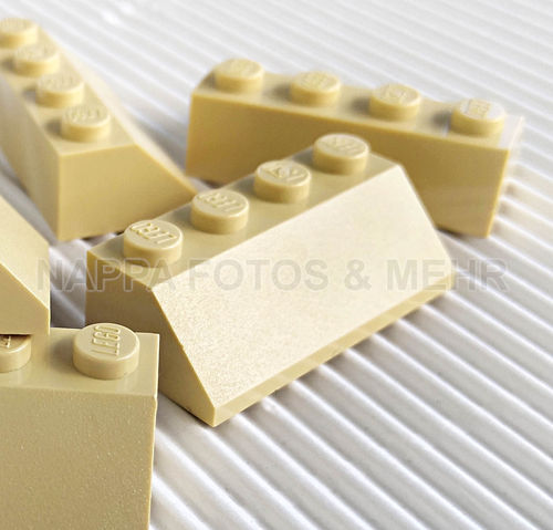 LEGO® Dachstein 2x4 / 45°  beige