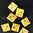 LEGO® Dachstein bedruckt "Käseecke" 1x1x2/3 orangegelb