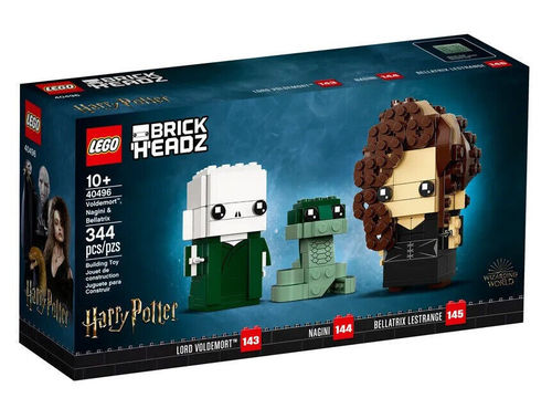 LEGO® BrickHeadz™ 40496 - Voldemort™, Nagini & Bellatrix - Magie