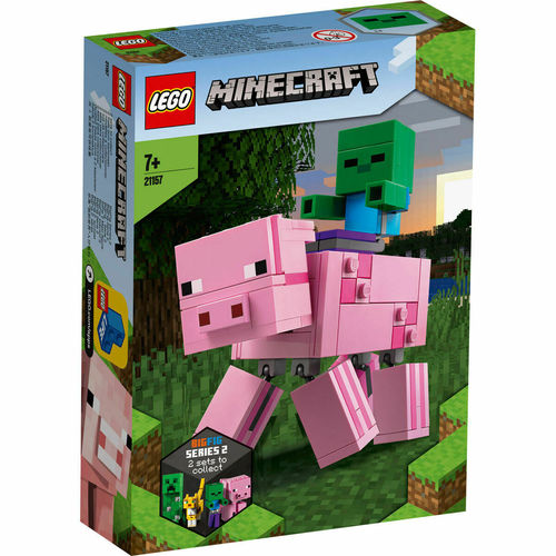 LEGO® Minecraft™ 21157 - Minecraft® BigFig Schwein mit Zombiebaby