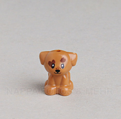 LEGO® Hund "Welpe" klein Herzzeichnung auf dem Auge