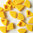 LEGO® Fliese "Viertelkreis" 1x1 orangegelb