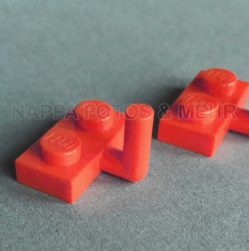 LEGO® 1x2er Platte mit Anhängerkupplung rot