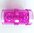 LEGO® Zylinder / Röhre transparent-pink