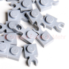 LEGO® Platte 1x1 mit Clip horizontal hellgrau